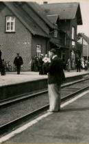 Ikast Station i midten af 1920erne