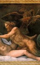 Illustration fra den første erotiske bog 'I modi'