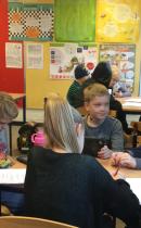 Forfatterworkshop med Lars Bøgeholt Pedersen på Strandskolen