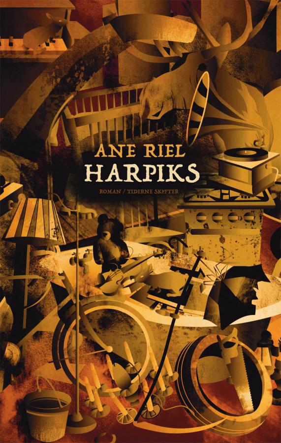 Forside på Harpiks af Ane Riel